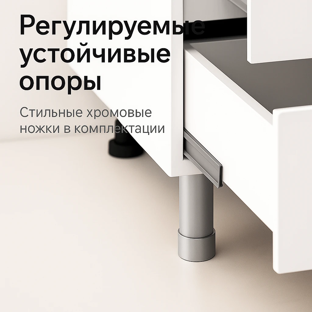 Кухонный прямой модульный гарнитур 2м белый Дельта 2.02 МК"Пирамида"